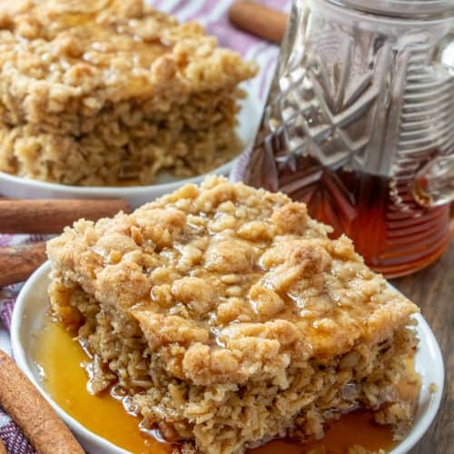 Streusel Topped Baked Oatmeal - Tornadough Alli