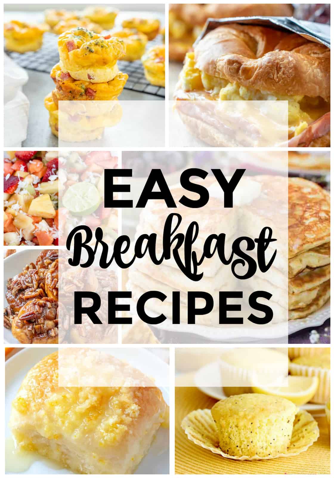 Collage photo of Easy breakfast recipes