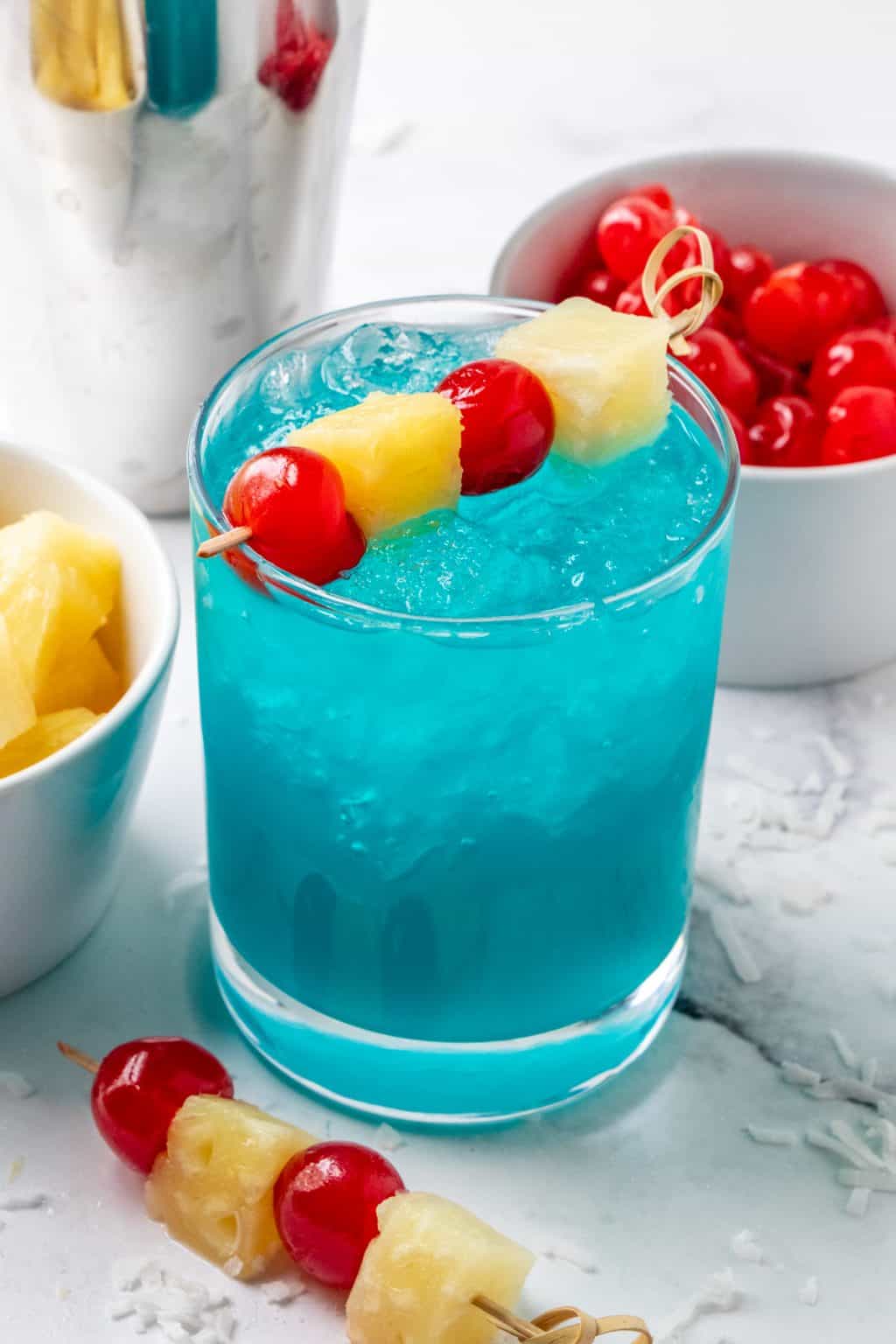 Blue Hawaiian Cocktail - Tornadough Alli