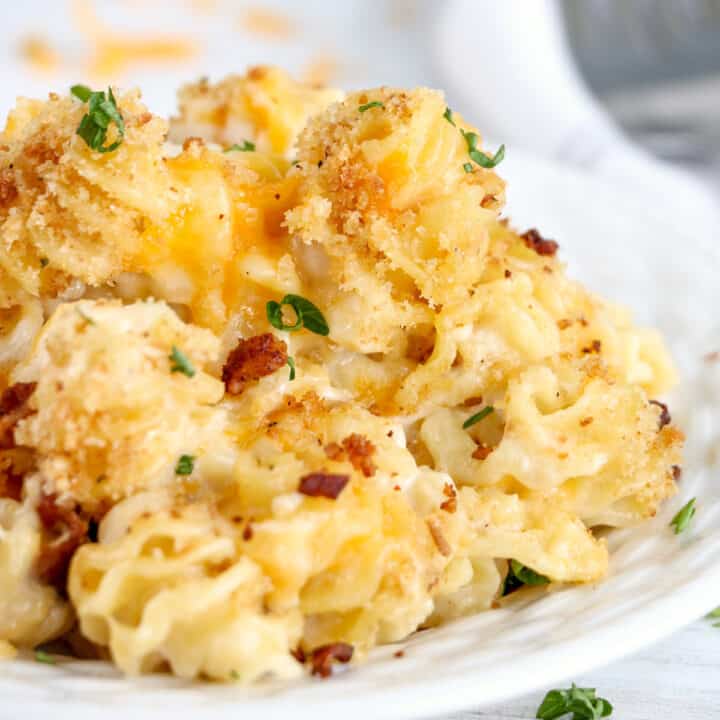 Pepper Jack Bacon Mac and Cheese - Tornadough Alli