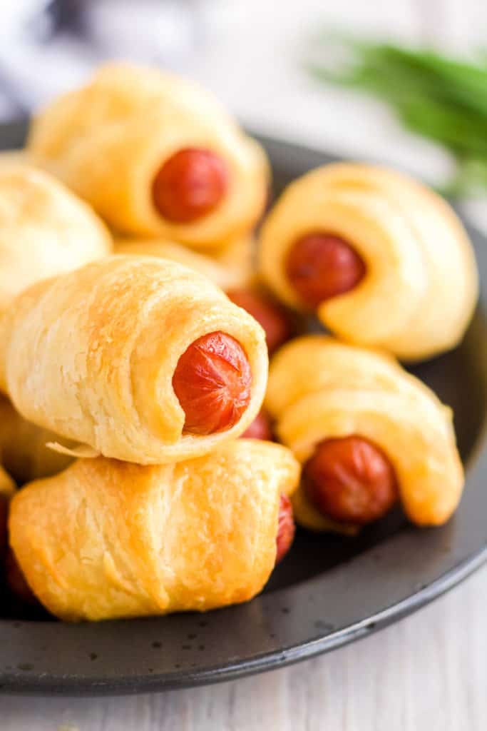 Air Fryer Pigs in a Blanket Tornadough Alli