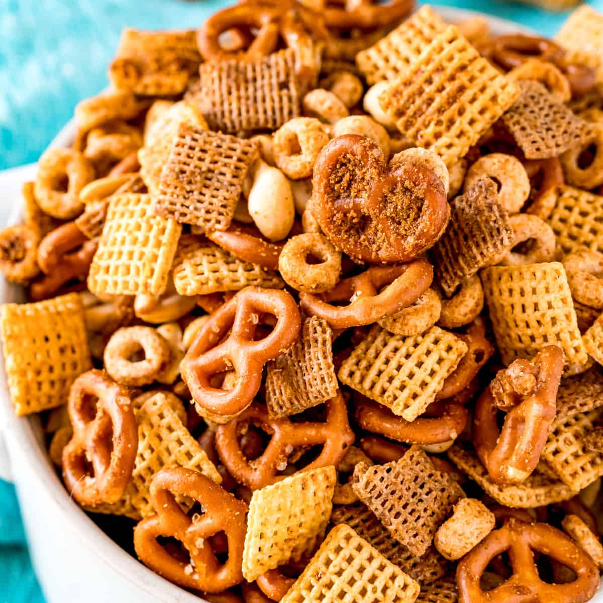 Spicy Chex Mix - The Cozy Cook