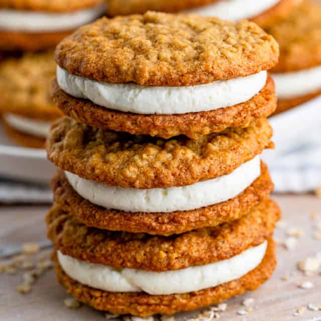 Oatmeal Cream Pies - Tornadough Alli