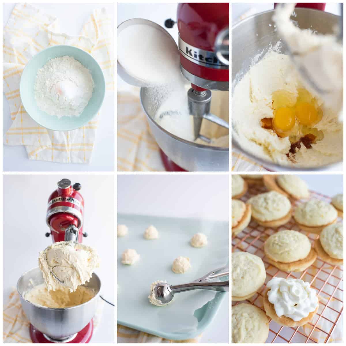 Step by step photos on how to make Lemon Sandwich Cookies