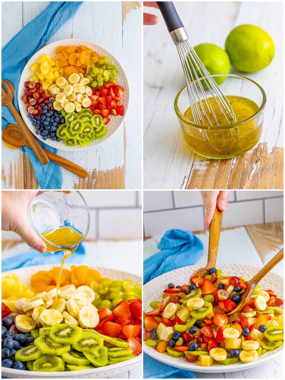 Step by step photos on how to make a Fruit Salad Recipe