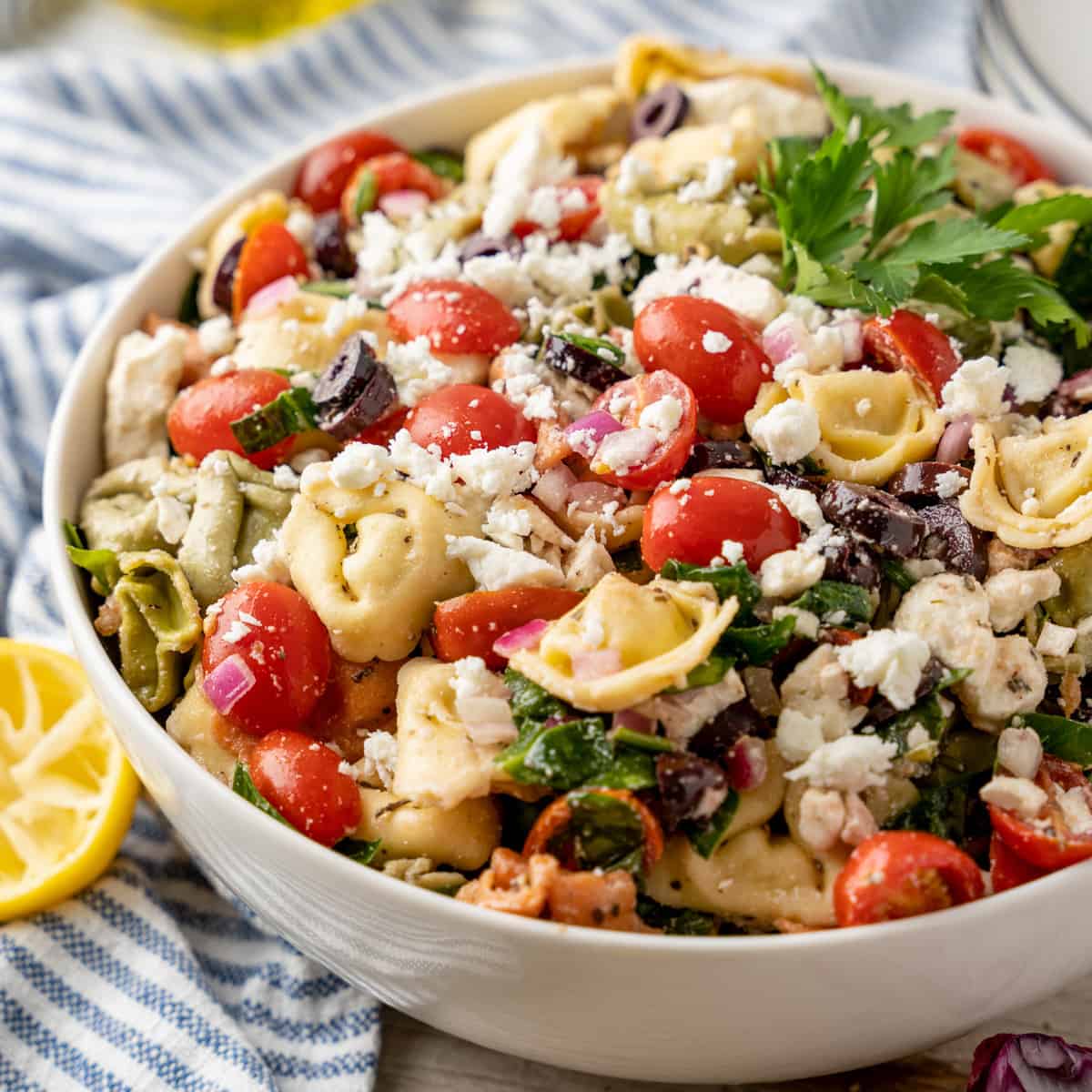 Greek Pasta Salad - Tornadough Alli