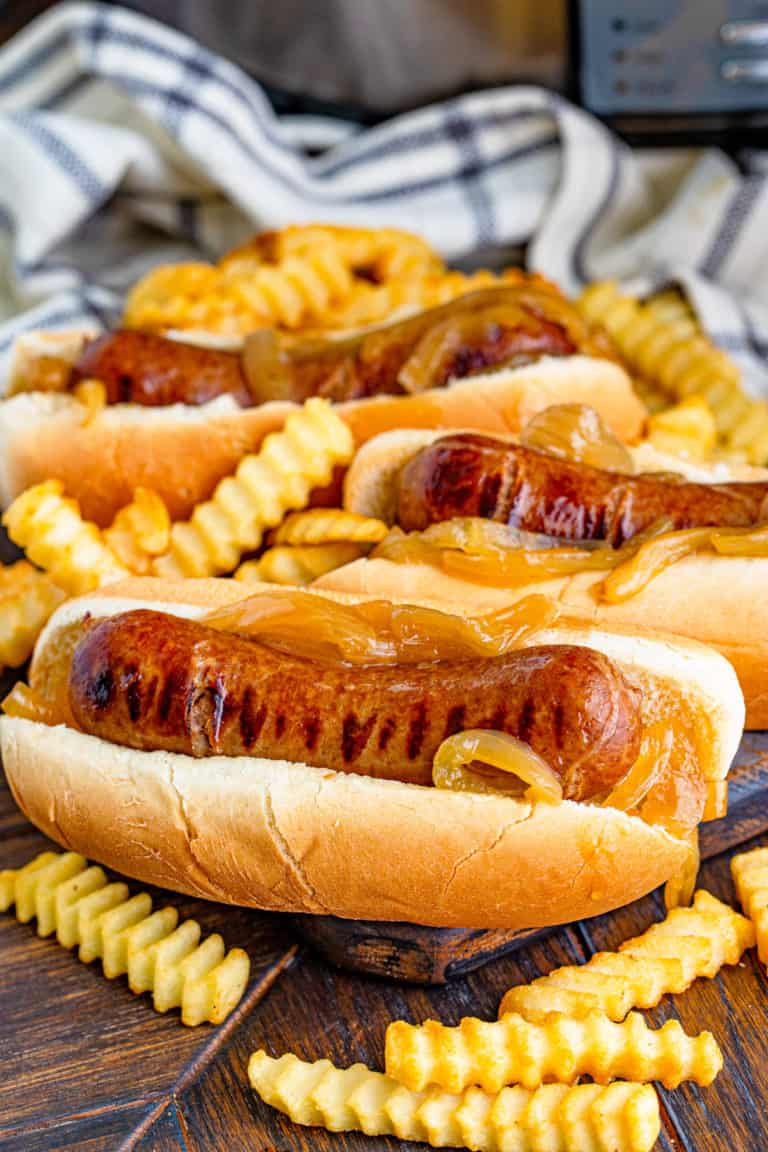 Slow Cooker Beer Brats Tornadough Alli