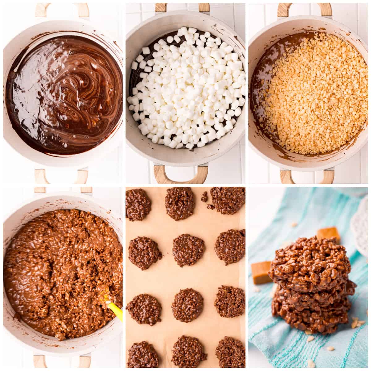 Step by step photos on how to make Star Crunch