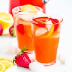 Square image of two glasses for Lemonade