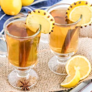 Square image of two Hot Toddy's.