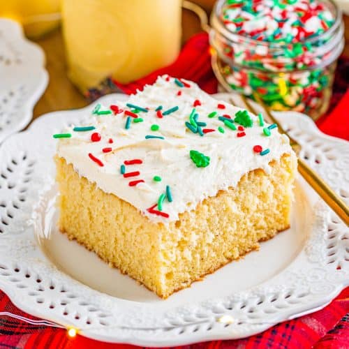 Eggnog Cake - Tornadough Alli