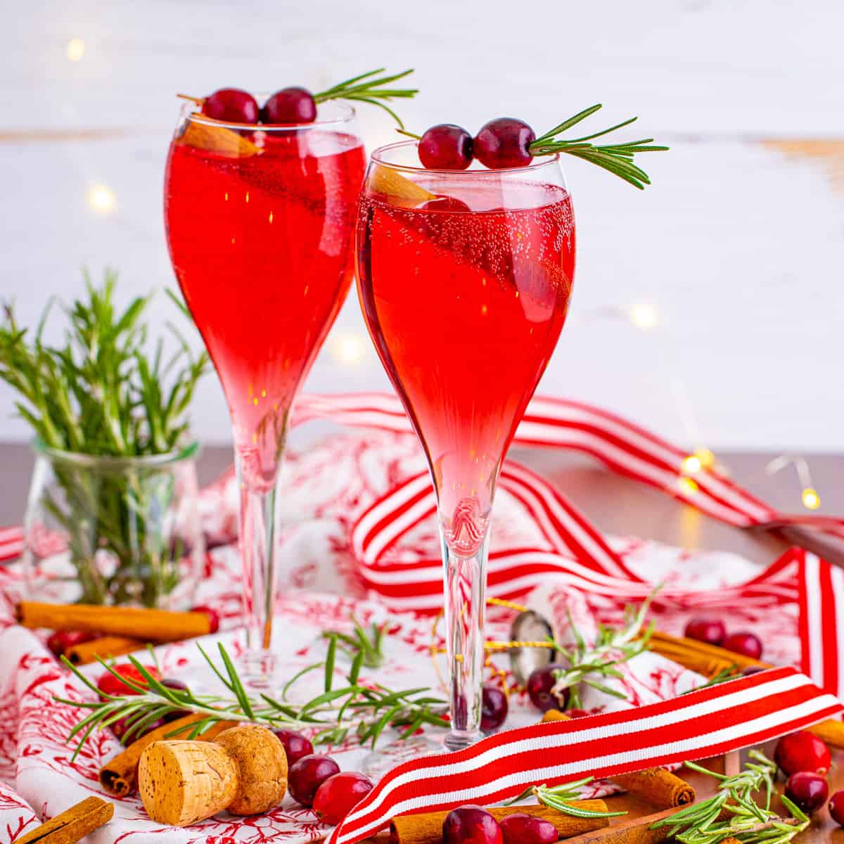 Set Up a Mimosa Bar for the Holidays + Sugared Cranberries Recipe