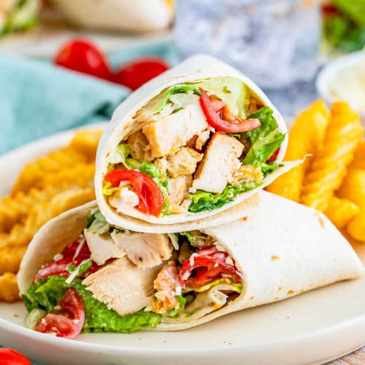 Chicken Caesar Wraps - Tornadough Alli