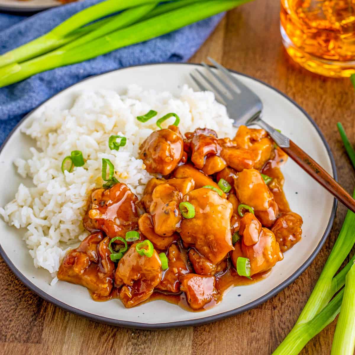 Bourbon chicken in online instant pot