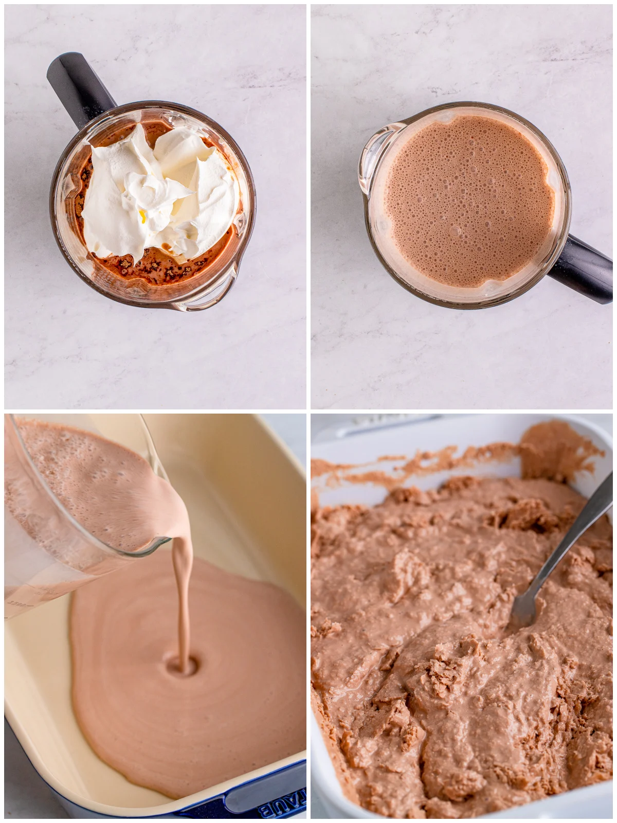 Step by step photos on how to make a Wendy's Frosty.