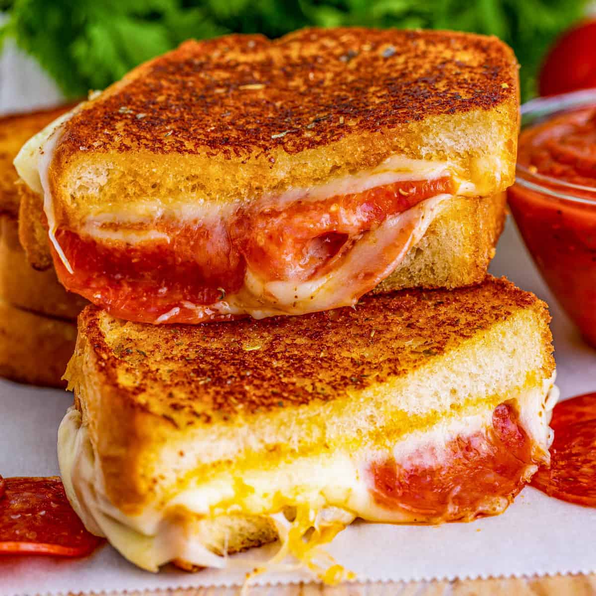 Pizza Grilled Cheese - Tornadough Alli