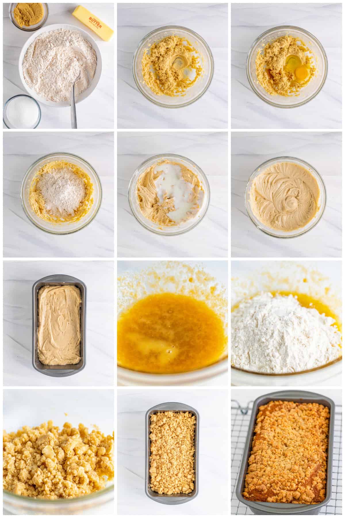 Step by step photos on how to make Pancake Bread.